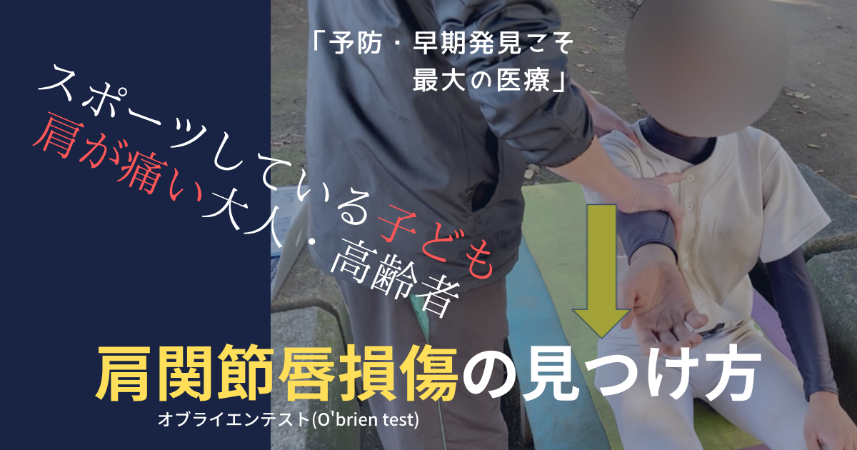 肩関節の関節唇損傷のオブライエンテスト O Brien Test ニンニの気まま日記 ディズニー スウェーデンハウス